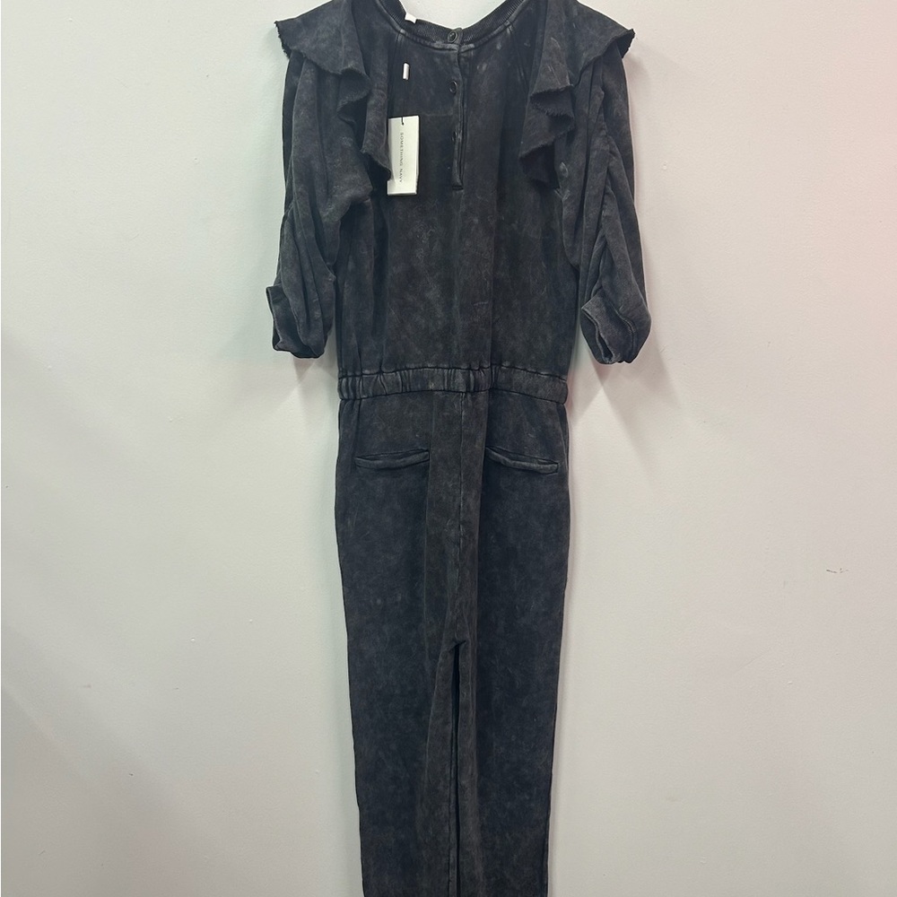 Something Navy Black Junpsuit XS